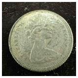 1967 Canada Centennial Coin 80% Silver Dime 10 Cen