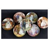 7 Portrait of American Bride LE Plates Hamilton