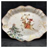 Twas the Night Before Christmas Reindeer Scalloped