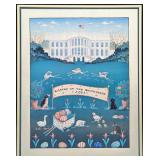 Easter At The White House 2001 Framed Print By D.
