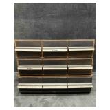 TEAC and Realistic 8-Track Tape Storage Cases Lot