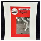 Magazine Cover Reprint Indian Head Golf Digest Spr