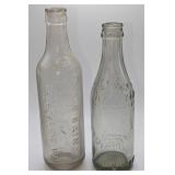 2 Vintage  Kli-Cola And E.A. Bain Glass Bottles