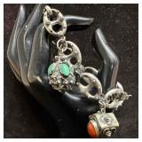 Puff Mariner Chain Link Etruscan Revival Style 800