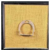 Framed Saddle Stirrup Mounted on Frame