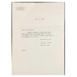 Signed Lillian Smith Writer Letter