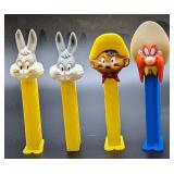 4 Looney Tunes Bugs Bunny Speedy Yosemite Pez Disp