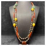 Venetian Murano Art Glass Lamp Work African Colore