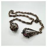 Antique Silver-Plated Curtain Tieback