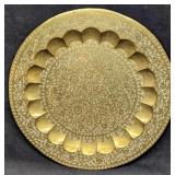 Vintage World Gift Brass Serving Tray