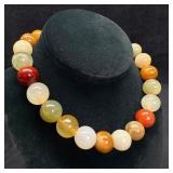 Jade Large Bead Necklace