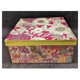 Colorful Floral Decorative Storage Box