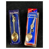Small Pewter Collectible Spoons
