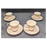 4 Retired Noritake Blossom Time Footed Cup & Sauce