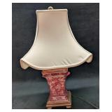 Vintage Converted Crackle Porcelain Vase Lamp