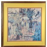 Lawrence Reiter Garden Potted Plants & House Print