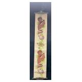 Vintage Wall Hanging Needlepoint With Bell Pull