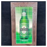 Heineken Brewed in Holland Framed Bar Tile Art Gre