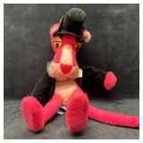 Vintage Pink Panther Plush Toy in Tuxedo and Top H