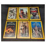 6 1980s 1990s National Geographic Magazines Y