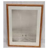 M. E. Warren Ducks on Severn Framed Print