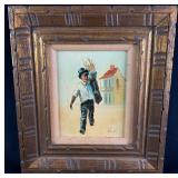 Farmer With Chaff of Wheat - Margaret DeLoo