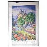 Epcot 1994 Flower Garden Festival Poster