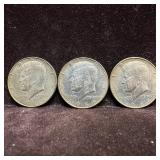 Set of 1966 Kennedy Half Dollars .400 Silver Coin