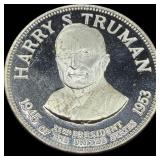 Harry Truman Sterling Silver Presidential Coin
