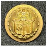 U.S. Civil War New York State Seal Staff Button