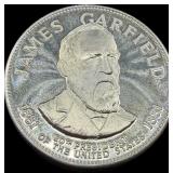 James Garfield Sterling Silver Presidential Coin
