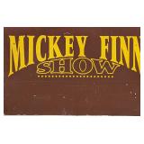 Vintage Metal Mickey Finn Sign