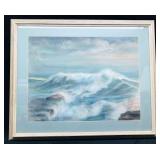 Framed Helen Terry 84' Beach Print