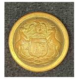 U.S. Civil War Michigan, Staff Button Scovill MG 4