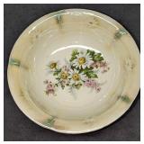 Vintage Dresden China Floral Bowl
