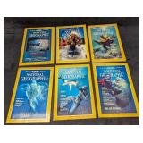 6 1980s 1990s National Geographic Magazines N