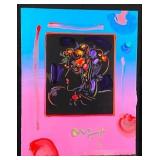 Peter Max Blushing Beauty Acrylic on Paper