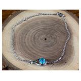 Sterling Silver Topaz Bracelet