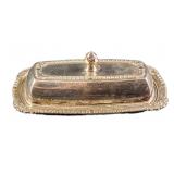 Vintage Sheffield Silver Silverplated Butter Holde