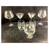 Set of (7) Drinking Glasses
