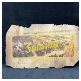 Disney Cast Member Exclusive New Fantasyland Map P