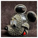 Disney Mickey Mouse Face Head Sterling Enamel Marc
