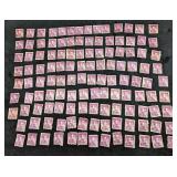 127 US Lincoln 4 Cent Postage Stamps