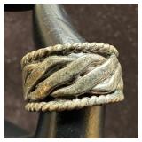925 Mexico Twisted Rope Design Sterling Silver Rin