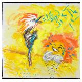 Original Acrylic Paint On Canvas IT'S NOT WORTH TA