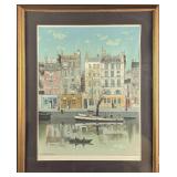 Michel Delacroix Paris Cityscape Framed Print