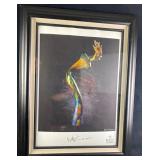 Kosta Boda Art Glass Kjell Engman Signed Print