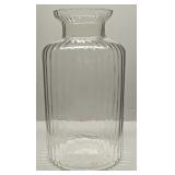 Vintage 16' Glass Clear Floor Vase