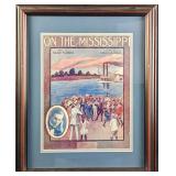 Antique Framed On The Mississippi Sheet Music