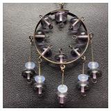 Amethyst Gemstone Dream Catcher Style Necklace Ste